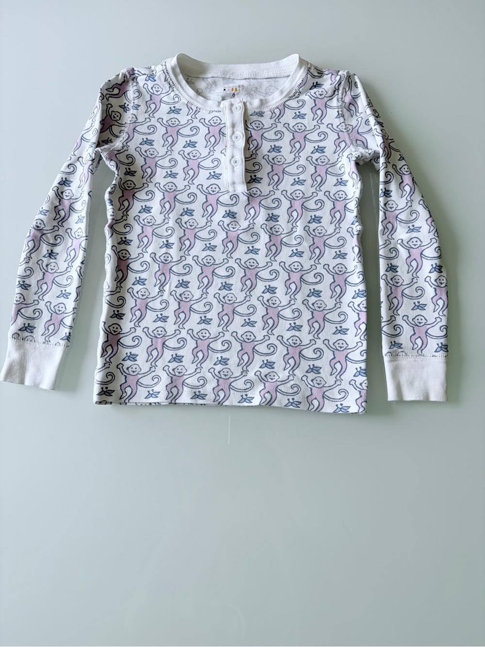 Roller Rabbit Kids Monkey Pajama Set Sz6 - Picture 5 of 13